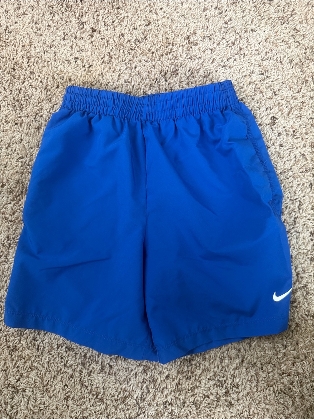 Nike Royal Blue Kids Athletic Shorts